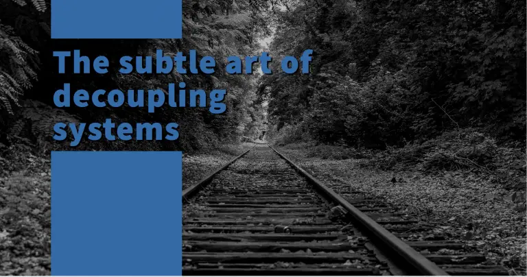The subtle art of decoupling systems